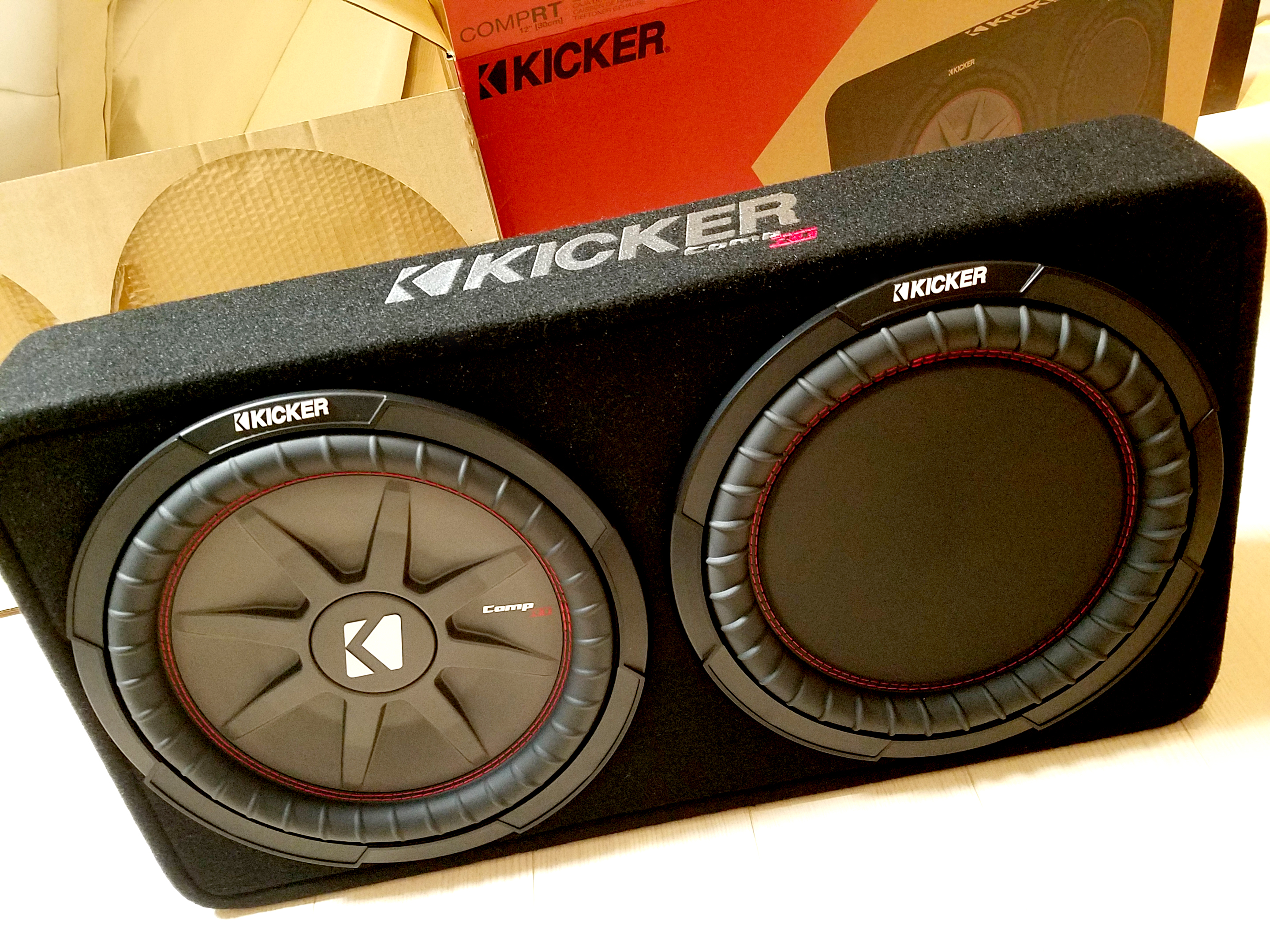 kicker キッカー HS8 サブウーファー - カーオーディオ