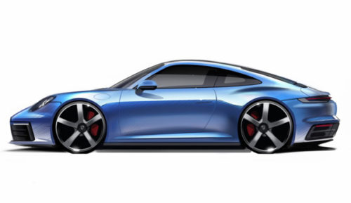 自動車のデザイン ポルシェ911の描き方