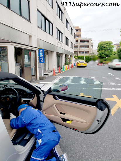 ポルシェ911 992 希望ナンバー当選 ナンバープレート交換してきました