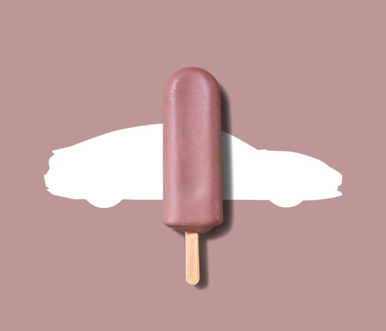 ポルシェのアイスクリーム食べたい～